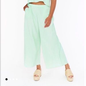 NEW Show Me Your Mumu Kick Back Pants Green Melon